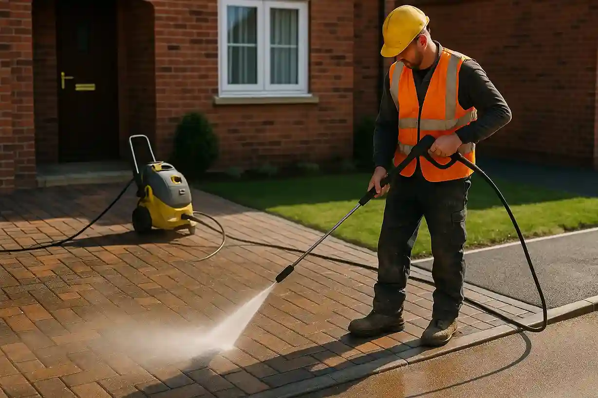 Pressure Jet Washing South London - Driveway & Patio Cleaning Mitcham, Clapham, Sutton
